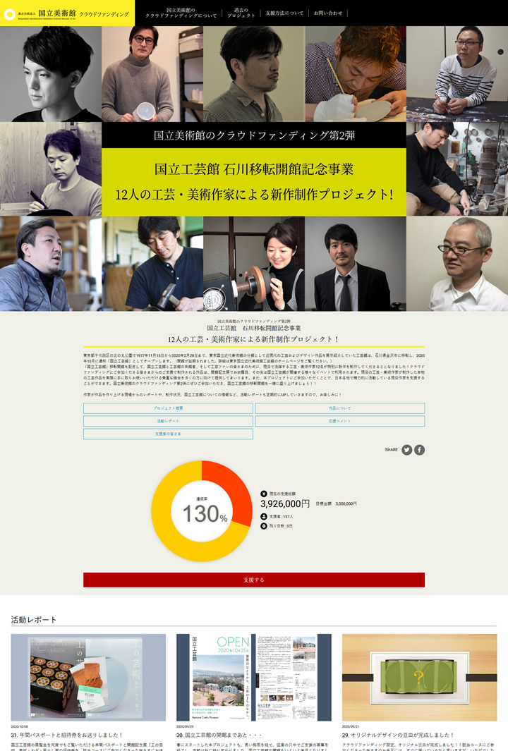 キャプチャ画像 TOPページ