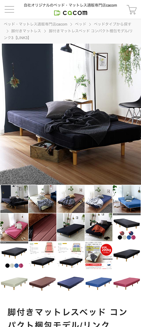 キャプチャ画像 商品ページ